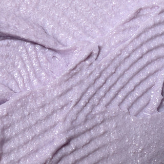 Macro closeup of Hale & Hush Berry Boost Mask showing rich lavender-purple cream texture with shimmer and swirled ridges