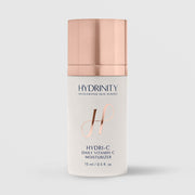 Hydrinity Hydri-C Daily Vitamin C Moisturizer 0.5 fl oz (15ml) - white frosted bottle with rose gold pump cap