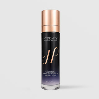 Hydrinity Célthera Advanced Overnight Repair Cream bottle, 50 ml / 1.7 fl oz
