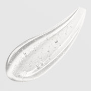 Clear gel texture swatch of Hydrinity Prelude Facial Treatment Cleanser showing lightweight gel consistency with micro-bubbles