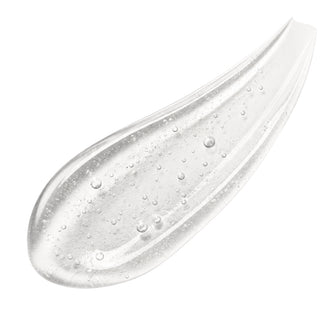 Clear gel texture swatch of Hydrinity Prelude Facial Treatment Cleanser showing lightweight gel consistency with micro-bubbles