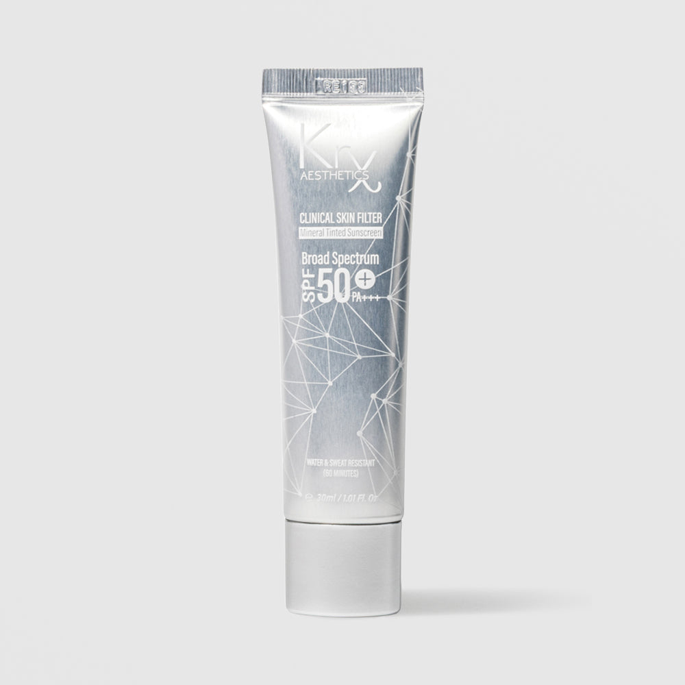 Acne Studios パワーネット セカンドスキン 光沢 シルバー KrX Skin Filter Tinted Sunscreen SPF 50 PA+++
