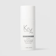 KrX Aesthetics YouthPlex Face Lift Cleansing Fluid 100ml white airless pump bottle with cap clinical home care system with 100% Volufiline by Sederma France