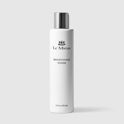 Le Mieux Brightening Toner facial toner 6 fl oz 180 ml tall white bottle with silver cap. Available at Art of Skin Care