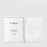 Le Mieux Cryo Peptide Eye Mask cooling and depuffing under-eye patches – white box with inner refill pouch, 4 pairs / 0.17 oz each