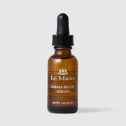Le Mieux Derma Relief Serum facial serum 1 oz 30 ml amber glass dropper bottle with black rubber bulb. Available at Art of Skin Care.