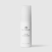 Le Mieux Sheer Hydration lightweight facial moisturizer 2.5 oz 75 ml tall white airless pump bottle with cap on. Available at Art of Skin Care.