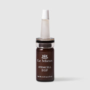 Le Mieux Stemcell EGF stem cell epidermal growth factor facial serum single ampoule 0.33 oz 10 ml dark amber glass vial with precision applicator tip. Available at Art of Skin Care