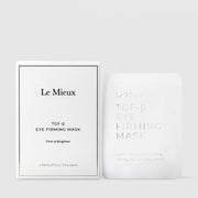 Le Mieux Cryo Peptide Eye Mask cooling and depuffing under-eye patches – white box with inner refill pouch, 4 pairs / 0.17 oz each
