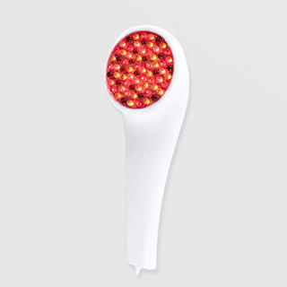 LightStim for Wrinkles handheld red LED light therapy device with amber, light red, deep red, and infrared LEDs for anti-aging facial treatment