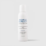 Michele Corley Clinical Skin Care Calming Cleansing Oil and Makeup Remover 4 fl oz (120ml) - Acne Safe, white flip-cap bottle