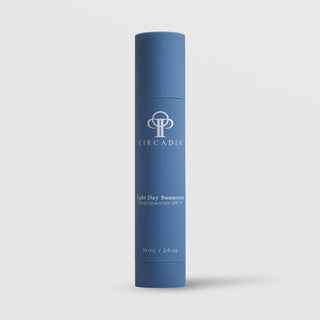 Circadia Light Day Sunscreen Broad Spectrum SPF 37 2 fl oz (59ml) - tall slim deep blue cylindrical bottle