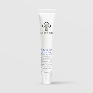 Circadia Lip Renewing Hydrator Peppermint Mocha 0.4 fl oz (12ml) - white tube with silver nozzle tip