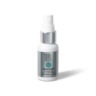 Neo Recovery Advanced Cellular Spray bottle on a white background