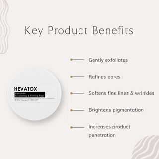 Hevatox PHA/AHA Exfoliating & Firming Pads