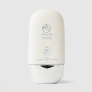 Pfect-A Solar Barrier Elixir Serum Textured Sunscreen SPF50 PA+++ 50ml white rounded bottle with silver base nourishing anti-aging sun protection