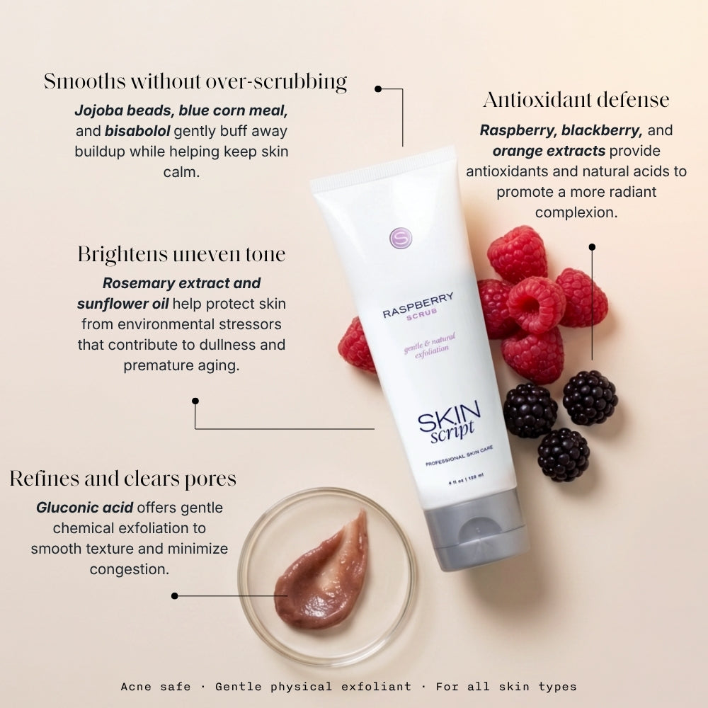 Skin Script Raspberry Refining Scrub | Free U.S. Shipping on