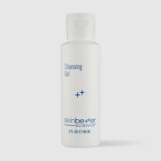 Skinbetter cleansing gel travel size 2 oz on a light grey background