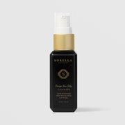 Sorella Apothecary Orange You Jelly Cleanser 2 oz in a black pump bottle with gold collar on a light gray background