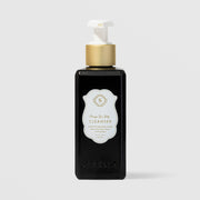 Sorella Apothecary Orange You Jelly Cleanser 5.7 oz in a black pump bottle with gold collar and white shield label on a light gray background