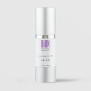 BiON Skincare Mandelic 8% Serum 30ml in white pump bottle with silver cap for acne hyperpigmentation and sensitive skin
