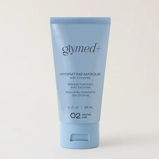 Glymed+ hydrating masque tube on a white background