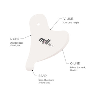 NN-Life Millface Ceramic Gua Sha Tool