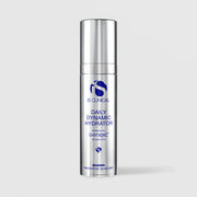 iS Clinical Daily Dynamic Hydrator silver airless pump bottle powered by GeneXC technology, cosmeceuticals innovative skincare