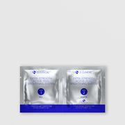 iS Clinical Extra Strength Active Peel Brightening System two-pack foil sachets, Step 1 Peel and Step 2 Soothe treatment pads, 2.9mL each