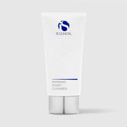 iS Clinical Warming Honey Cleanser white tube with silver cap and honeycomb pattern, innovative skincare
