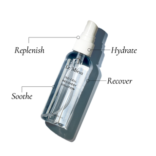 Ixo Cell recovery Solution 2 oz   tilted on grey background