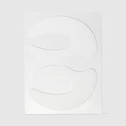 Le Mieux Cryo-Peptide Eye Mask under-eye patches showing two pairs of white crescent-shaped eye patches on backing sheet. Available at Art of Skin Care
