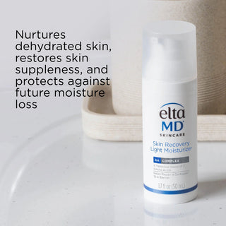 EltaMD Skin Recovery Light Moisturizer nurtures dehydrated skin, restores suppleness, and prevents moisture loss