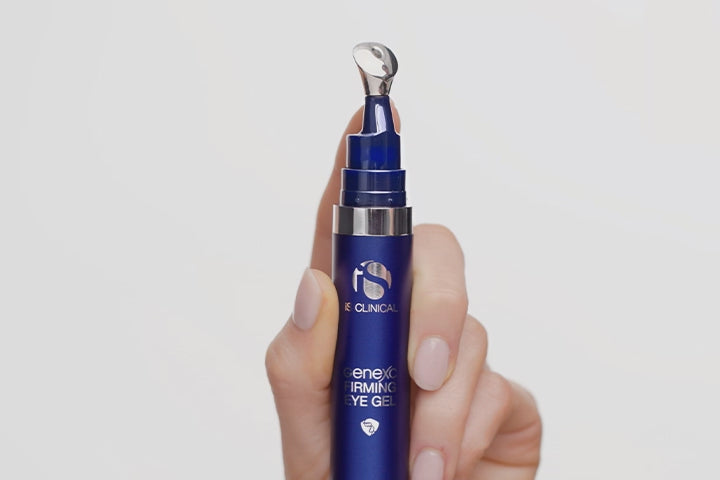 Video showing the pump applicator and texture of Genexc Firming Eye Gel