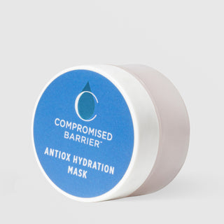 Rhonda Allison Compromised Barrier Antiox Hydration Mask antioxidant hydrating facial mask in white jar