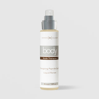 Rhonda Allison Body Nude Therapies Energizing Peptide Spritz Liquid Renew body serum 4 fl oz 120mL pump bottle