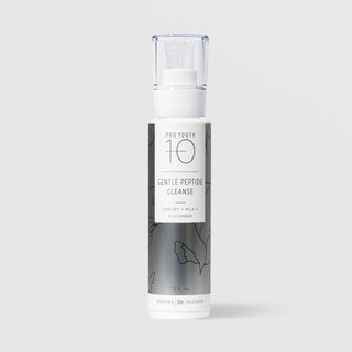 Rhonda Allison Pro Youth 10 Gentle Peptide Cleanse with yogurt milk and cucumber facial cleanser 120mL pump bottle