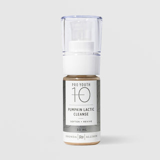 Rhonda Allison Pro Youth 10 Pumpkin Lactic Cleanse soften and revive facial cleanser 30mL pump bottle
