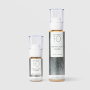 Rhonda Allison Pro Youth 10 Pumpkin Lactic Cleanse soften and revive facial cleanser shown in both 30mL and 120mL pump bottle sizes