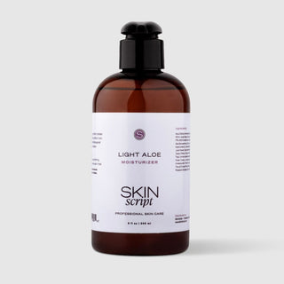 Skin Script Light Aloe Moisturizer – Lightweight Aloe Face Moisturizer for Oily & Sensitive Skin 8 oz | Art of Skin Care
