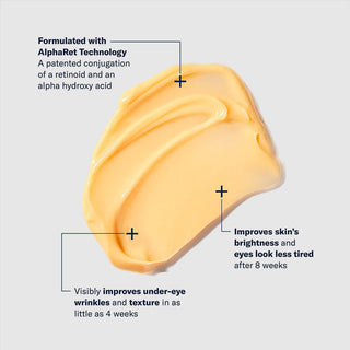 Art of Skin Care | skinbetter EyeMax AlphaRet Overnight Cream rich golden eye cream retinoid AHA reduces under-eye wrinkles brightens tired eyes 8 weeks