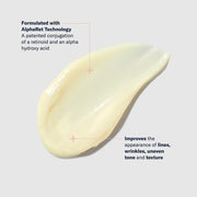 Art of Skin Care | skinbetter AlphaRet Overnight Cream creamy pale yellow patented retinoid AHA complex improves lines wrinkles tone texture overnight