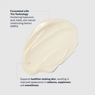 Art of Skin Care | skinbetter Trio Rebalancing Moisture Treatment rich ivory cream with hyaluronic acid lipids NMFs improves radiance suppleness smoothness