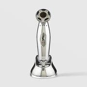 TOV Time Master Pro silver handheld LED facial device with multi-LED treatment head and charging base, featuring mode selector and LED selection controls